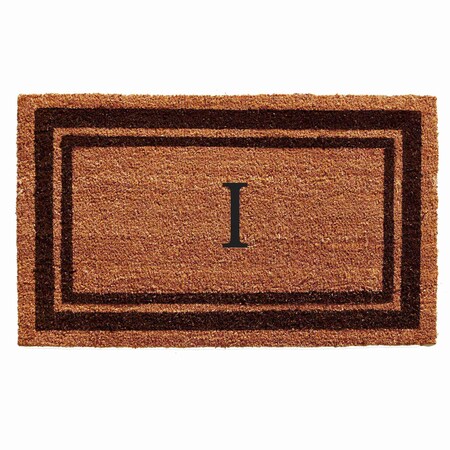Calloway Mills Monogram Door Mat, Natural, Brown, 18 in W x 30 in L 152981830I